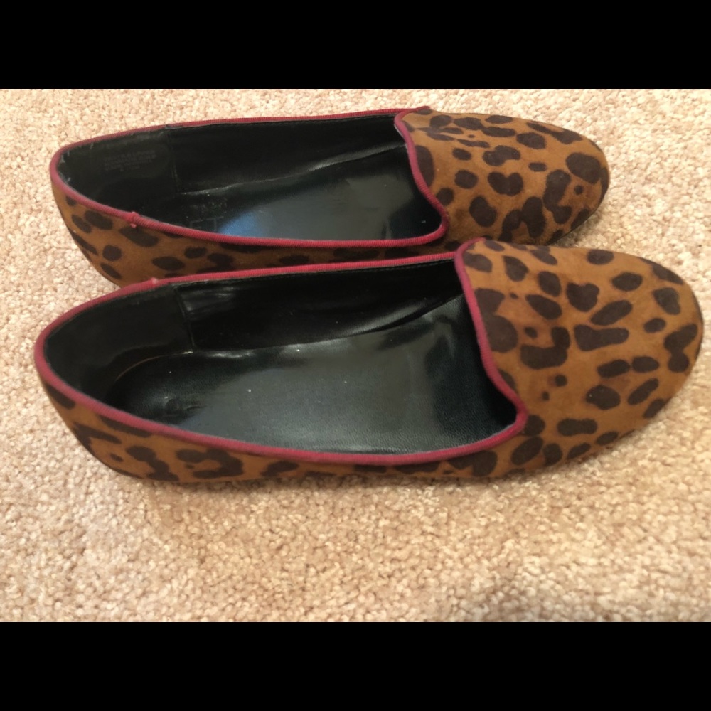 Cute animal print flats